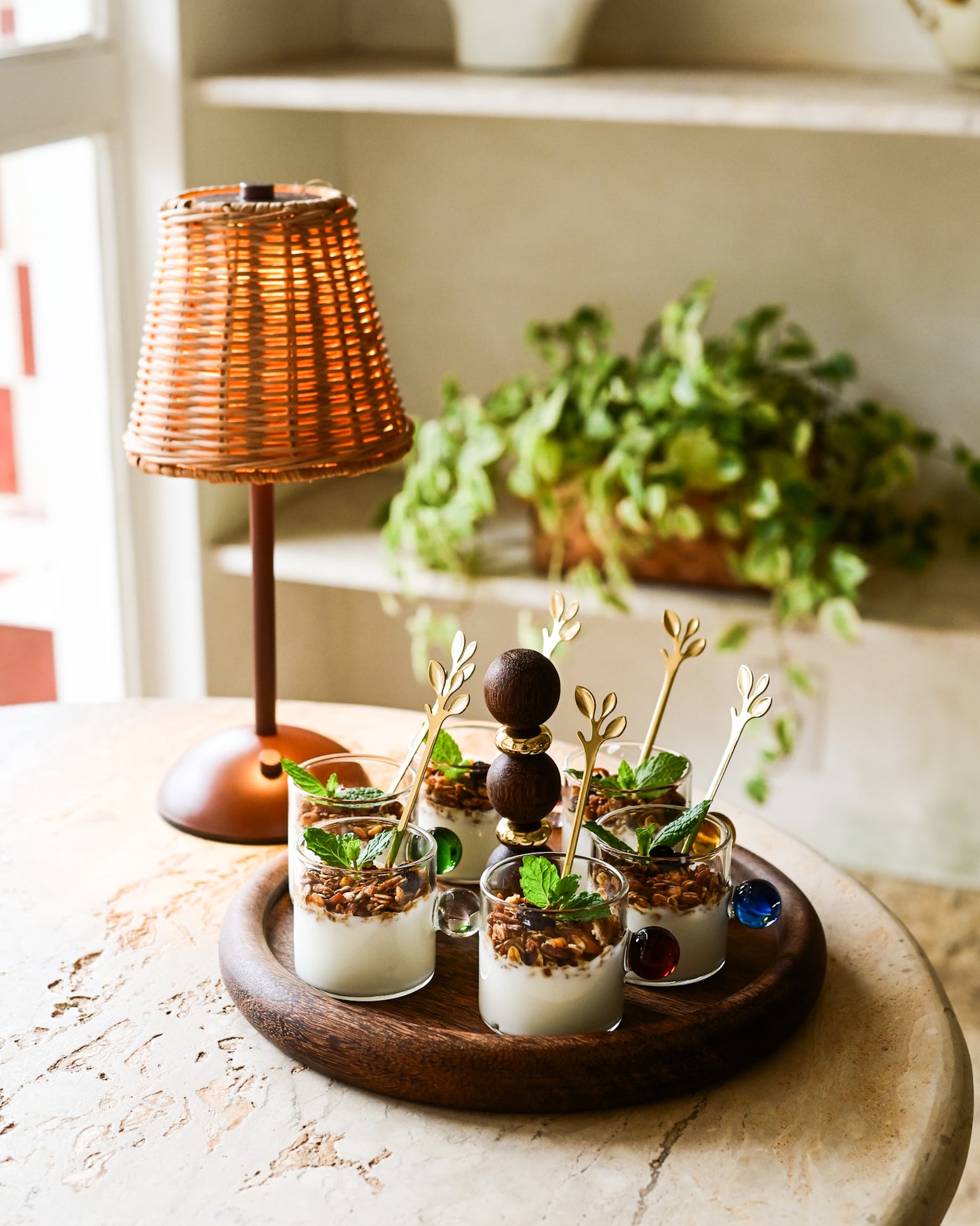 Luminária Portátil com Cúpula de Fibra - Prazo 20 dias úteis