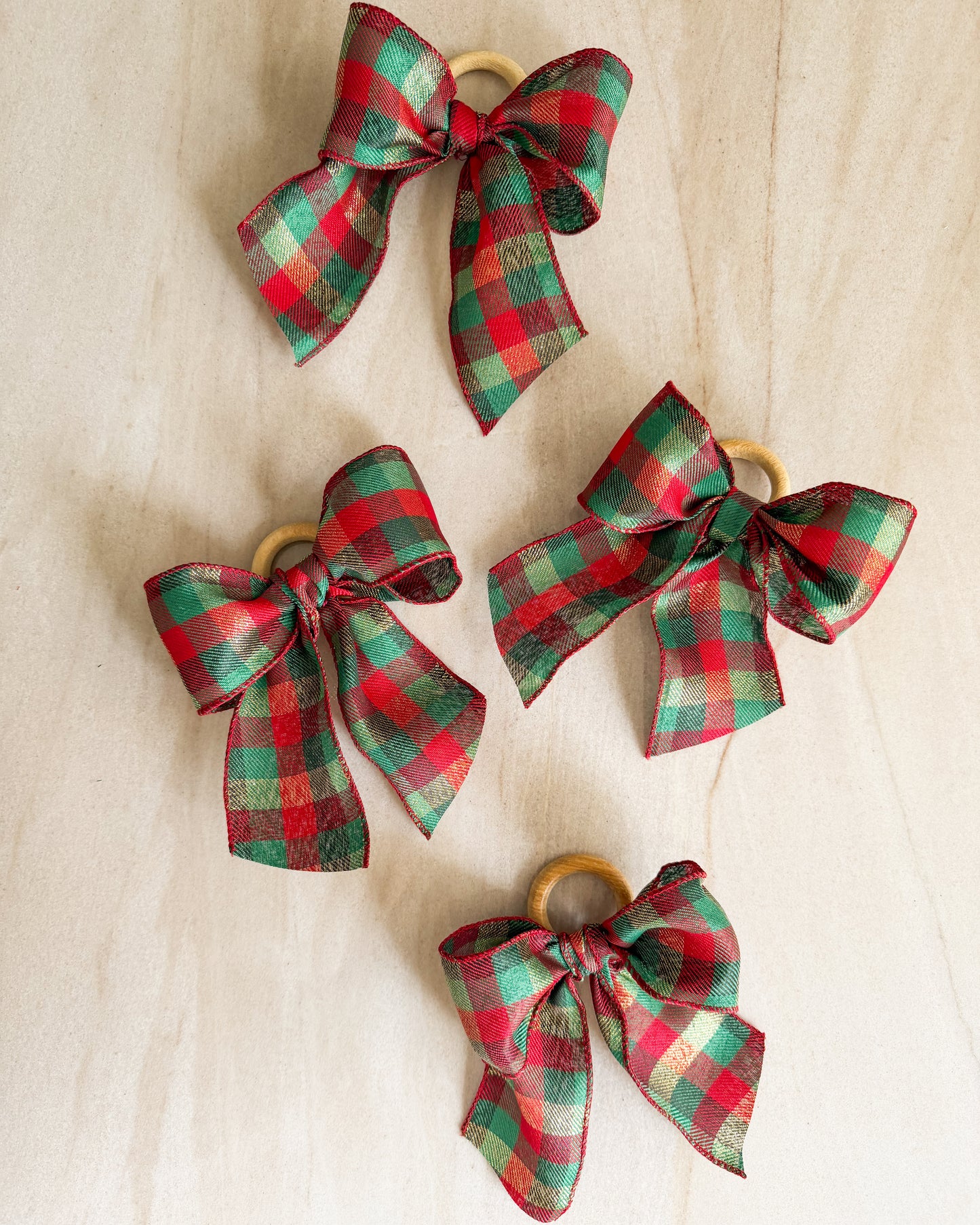 Porta Guardanapo em Laço Natalino - 2 Dias úteis