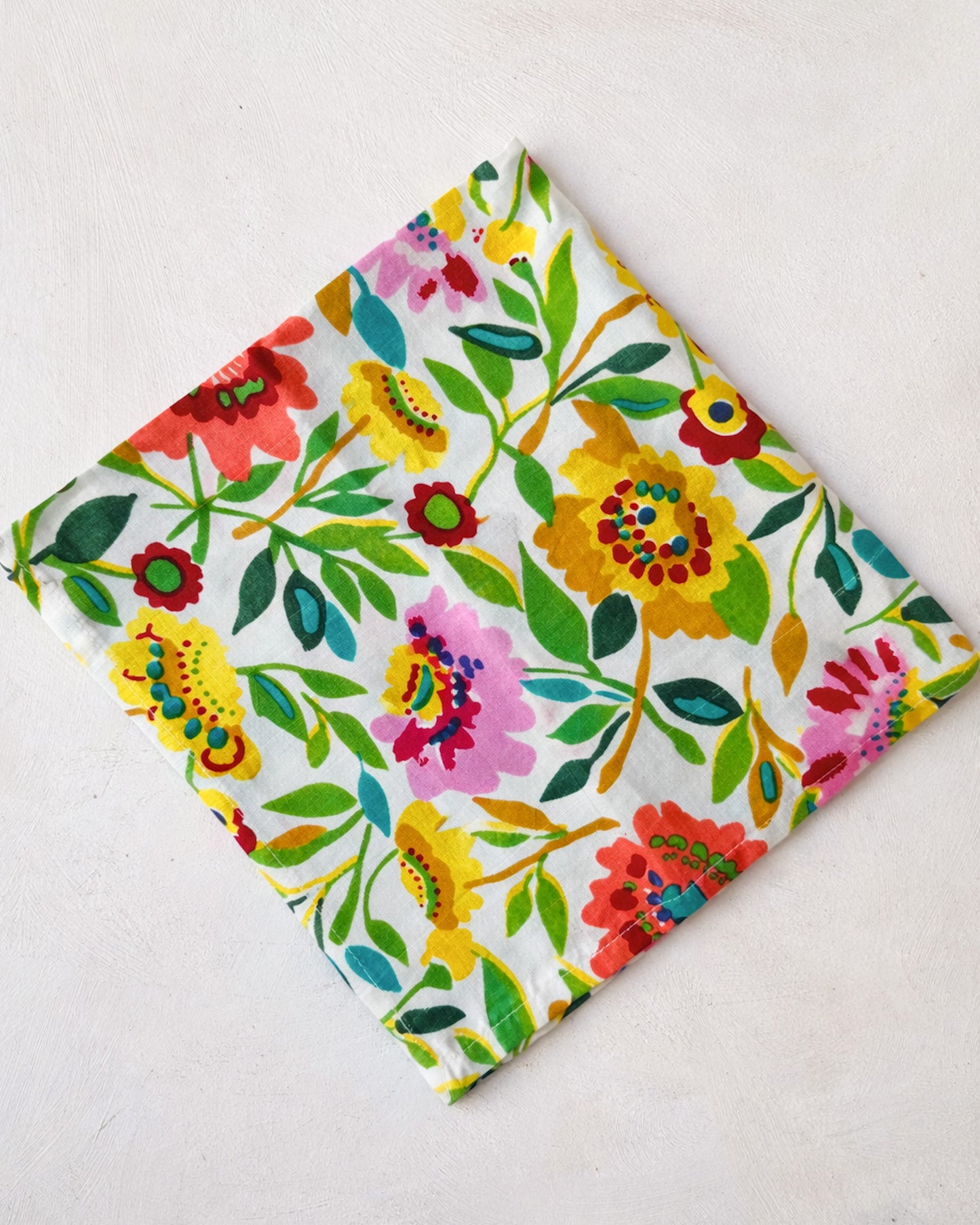 Guardanapo em Algodão Flores