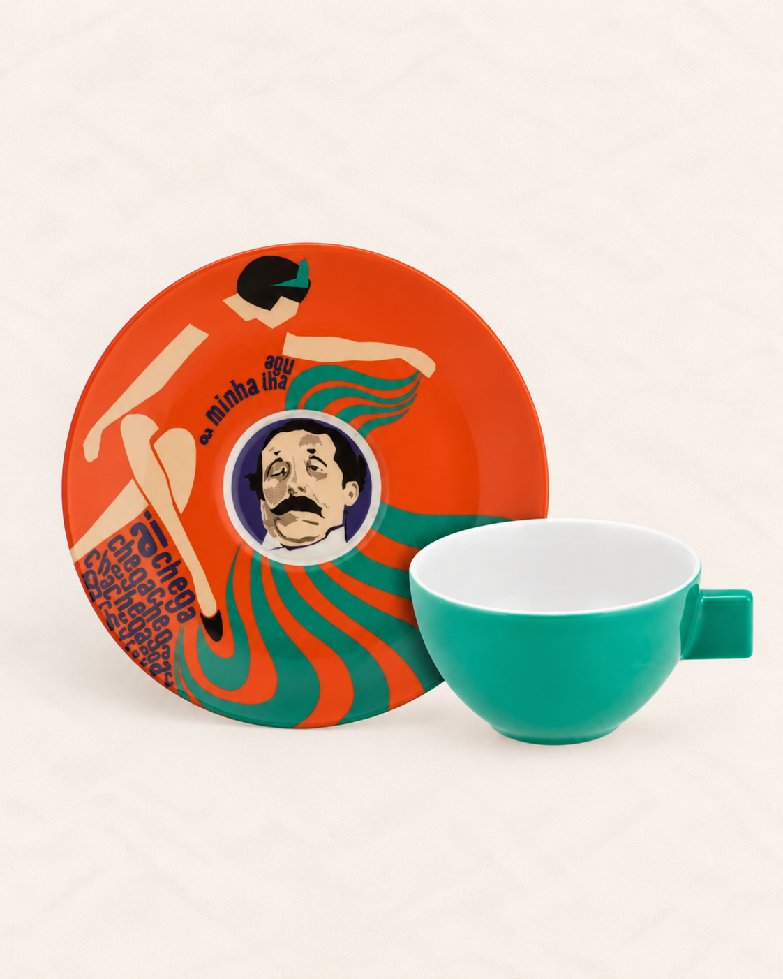 Conjunto 4 Xícaras Café com Pires  Cinema Vista Alegre