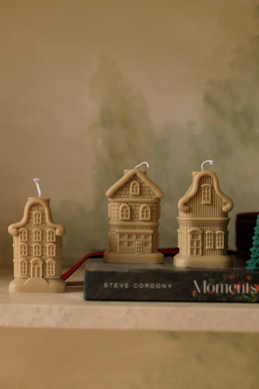 Trio de Velas Vila de Natal Fendi - Disponível em 10 dias úteis