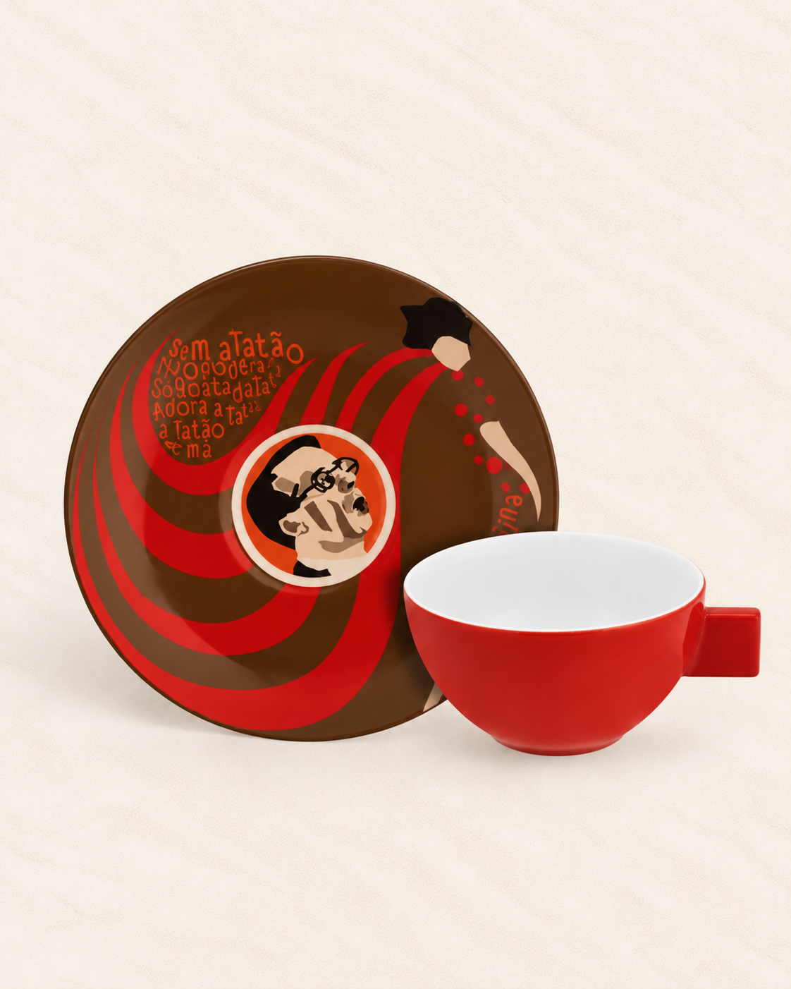 Conjunto 4 Xícaras Café com Pires  Cinema Vista Alegre