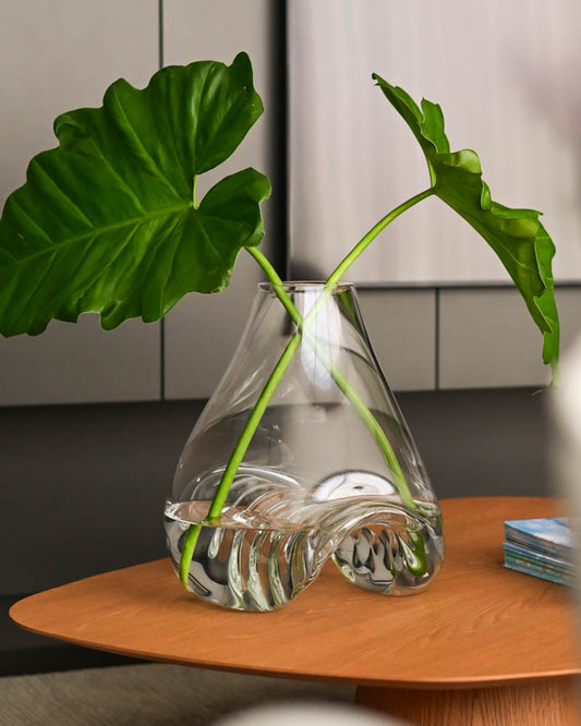 Vaso Mola em Vidro Soprado