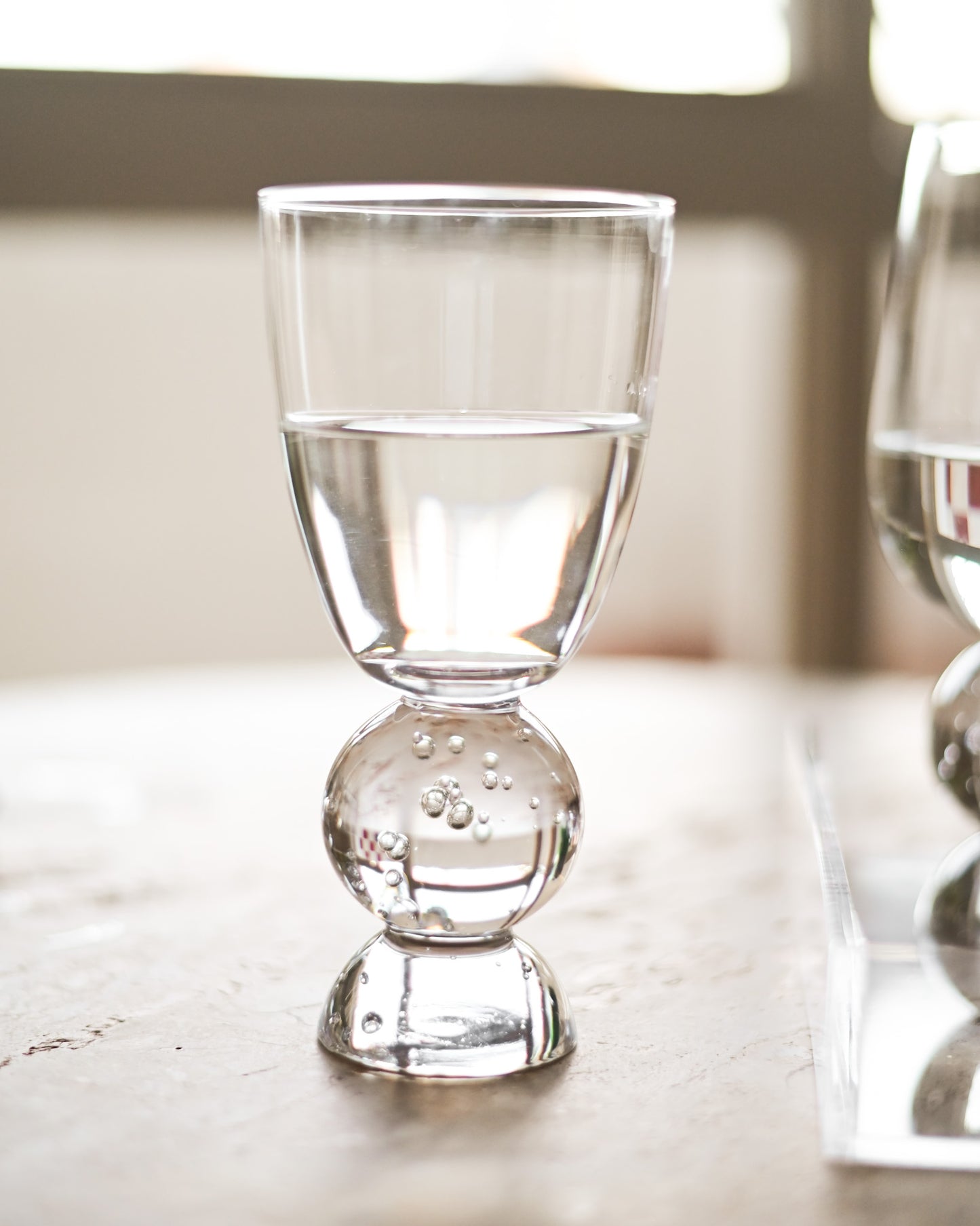 Taça em Vidro Bubble Transparente 370ml