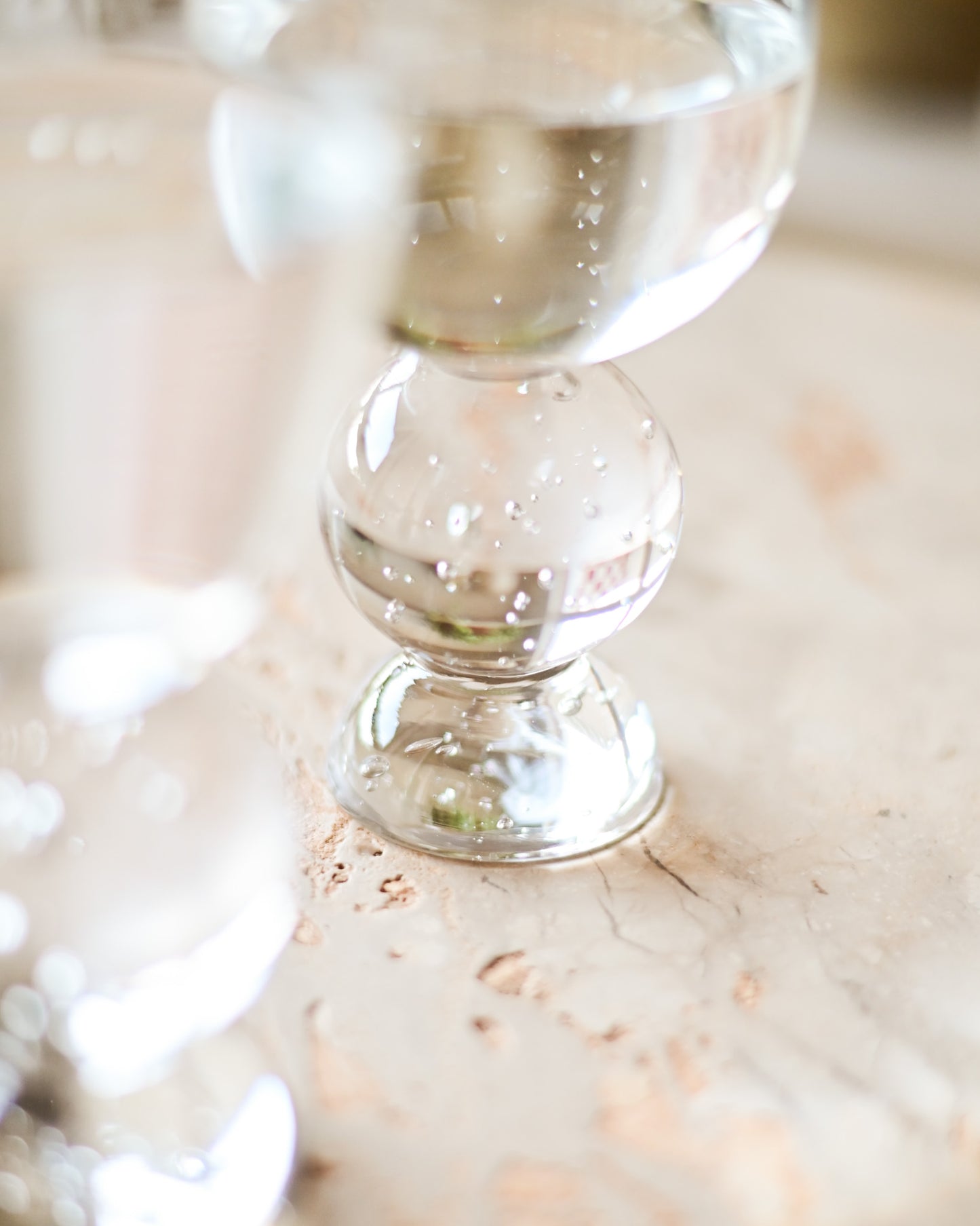 Taça em Vidro Bubble Transparente 500ml