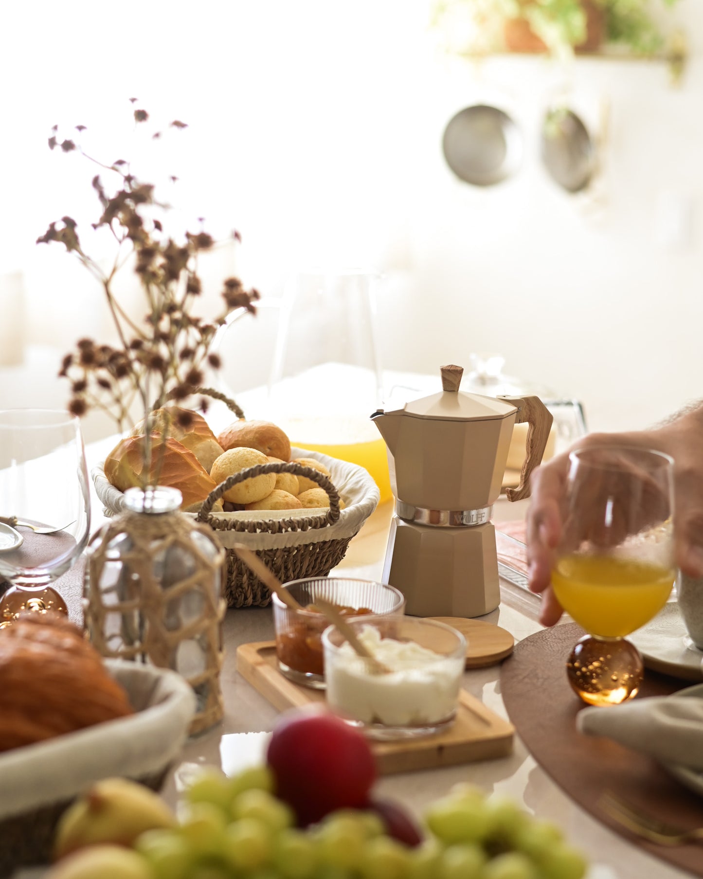 Conj. 2 Potes com Tampa e Colher em Bambu