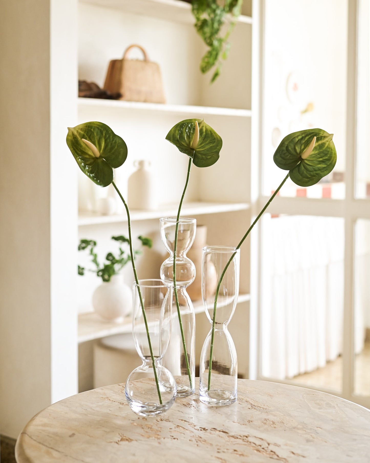 Vaso Orgânico em Vidro 31cm