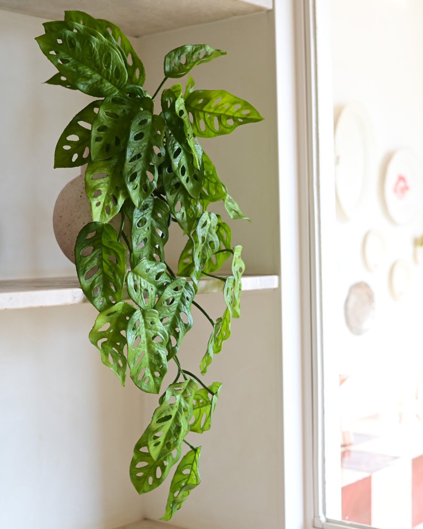 Haste Pendente Monstera Toque Real