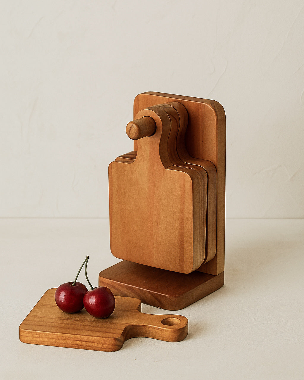 Conj. 4 Mini Tábuas Retangulares em Madeira