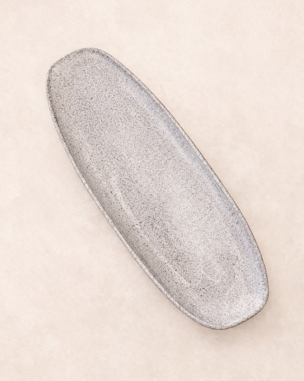 Trav. Oval em Cerâmica Chapisco 37x13,5cm