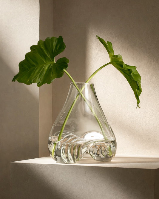 Vaso Mola em Vidro Soprado