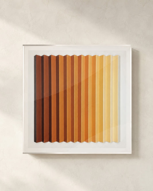 Quadro em Acrílico e Dobraduras 11 25x25cm