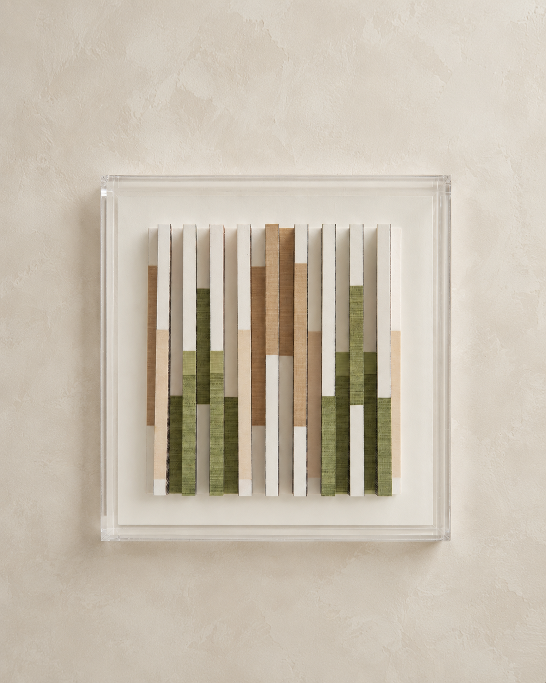 Quadro em Acrílico e Dobraduras 10 25x25cm